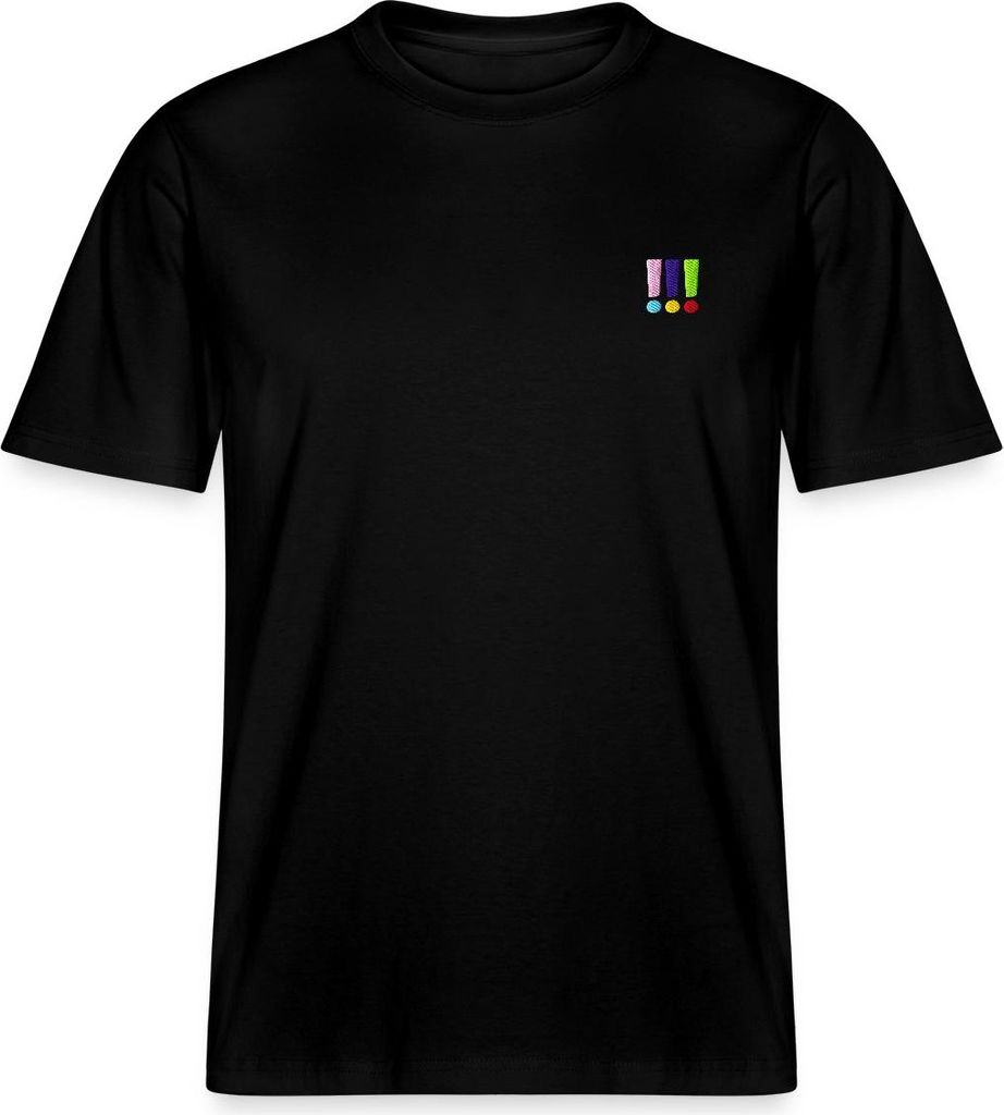 Spreadshirt Die Drei Ausrufezeichen Logo Stick Relaxed Fit Uni T-Shirt, L, Schwarz