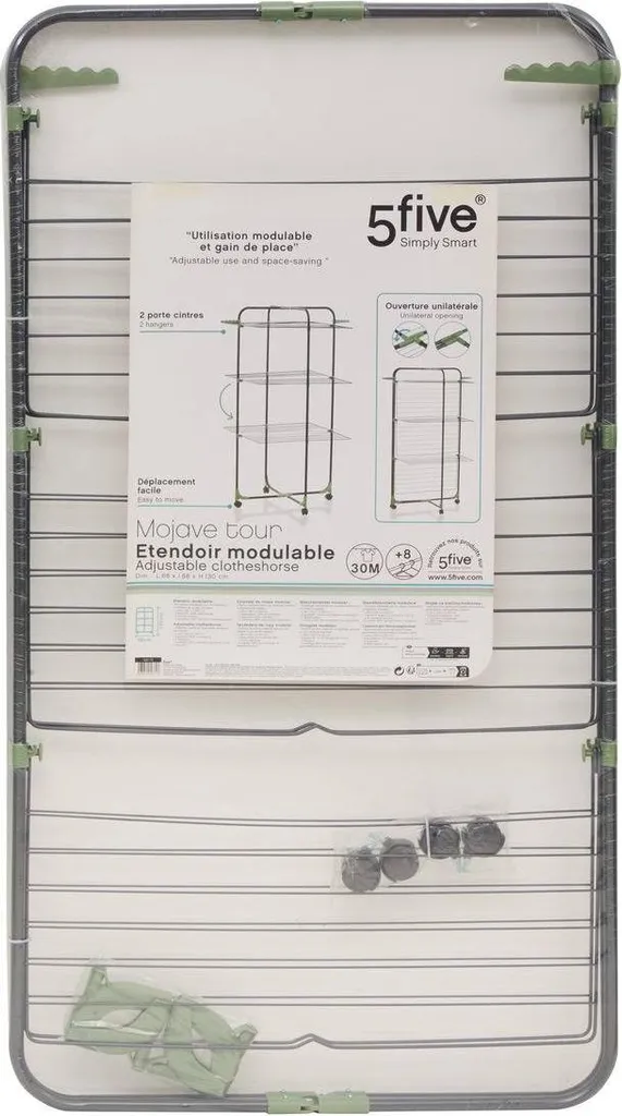 Séchoir à linge 30m de séchage : modèle tour modulable Mojave - 2