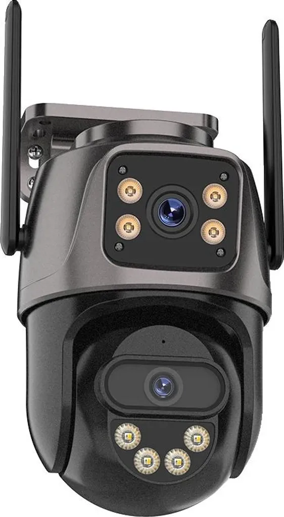 Surveiller sa maison en 4K avec caméra tri-lentilles et carte 128 Go