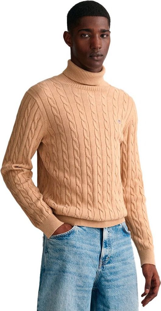 Gant Cable Pullover Beige L Mann Beige L Produktbild 