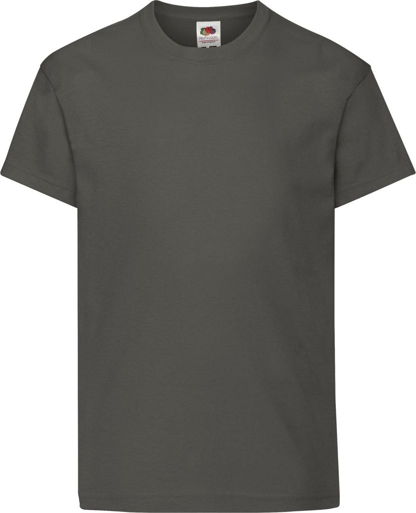 Fruit of the Loom - "Original" T-Shirt für Kinder PC6020 (164-170) (Hellgrau)