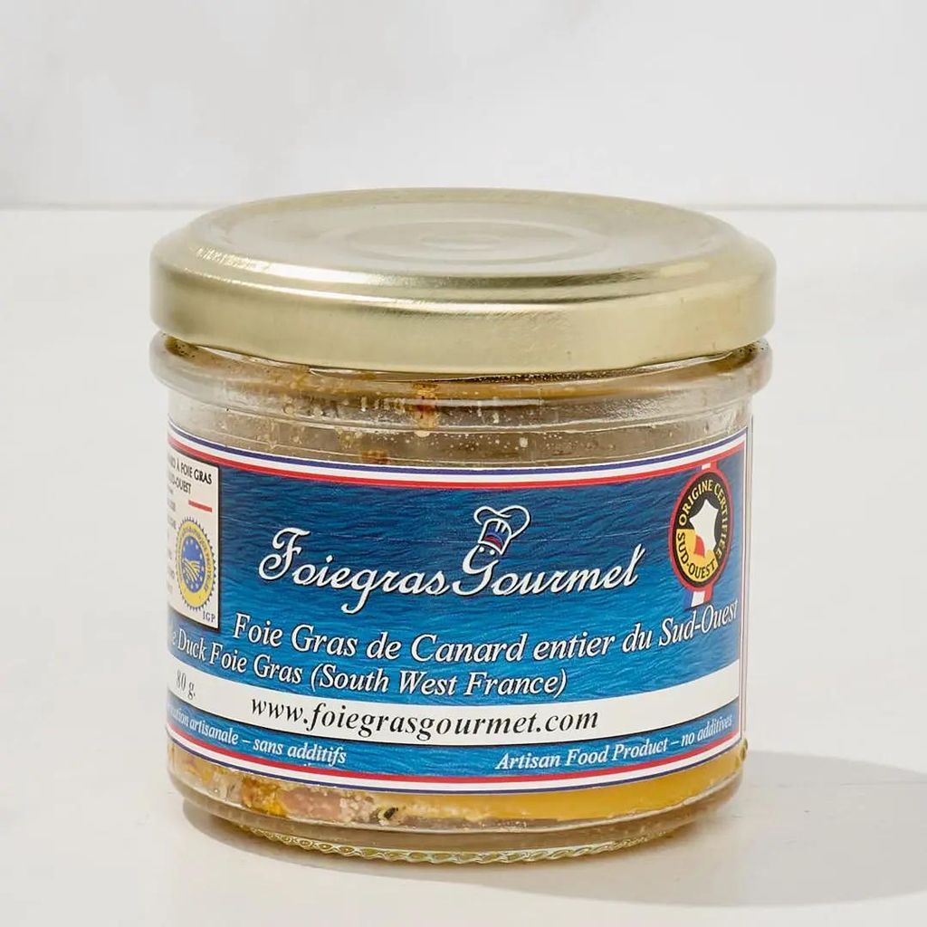 Entenstopfleber am Stück aus Südwestfrankreich 80 g Produktbild 