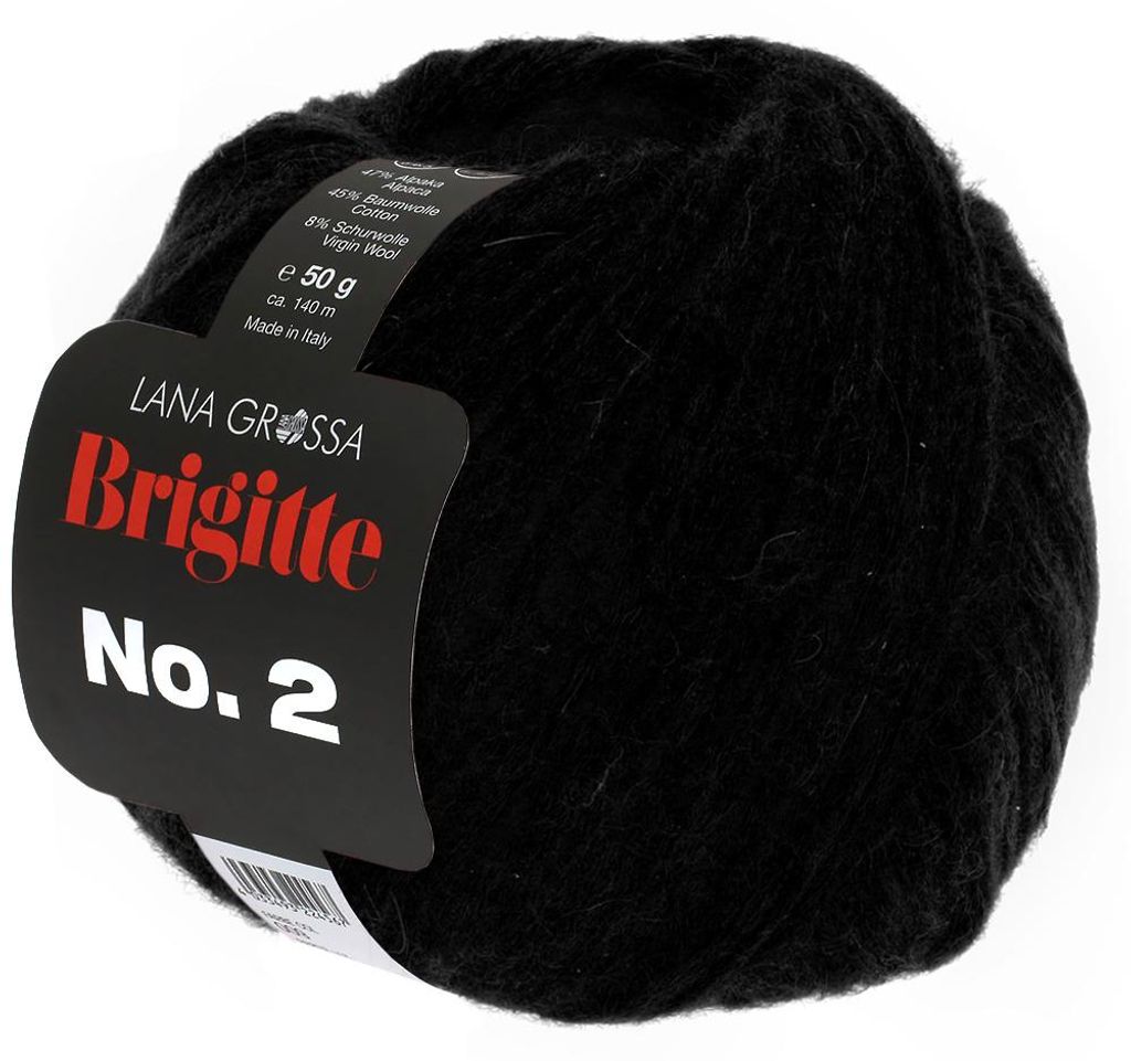 Lana Grossa - Brigitte No. 2 0036 schwarz Produktbild 