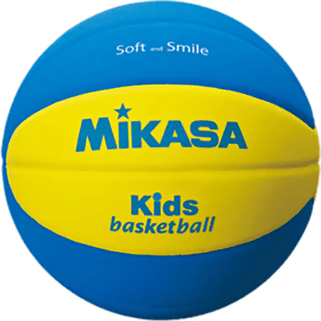 Ballon Basket Mikasa SB5 Taille 5 Jaune Initiation Sportive Enfant