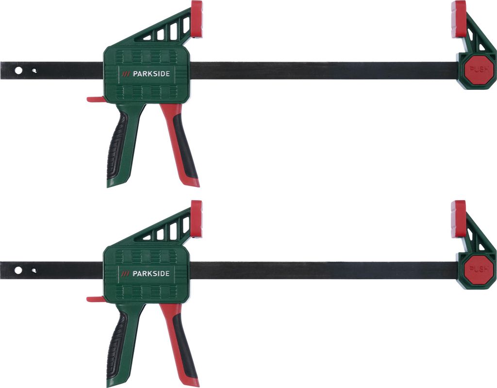 PARKSIDE® Schnellspannzwingen (2er Set - Größe L) Produktbild 