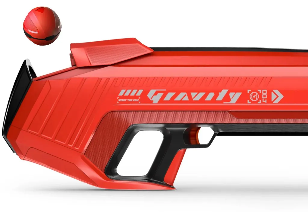 Pistolet à eau SpyraGravity Rouge : Puissance et Précision Automatique