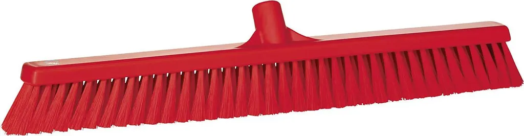Balai de cantonnier Vikan 3199 Rouge à fibres dures et souples 60cm