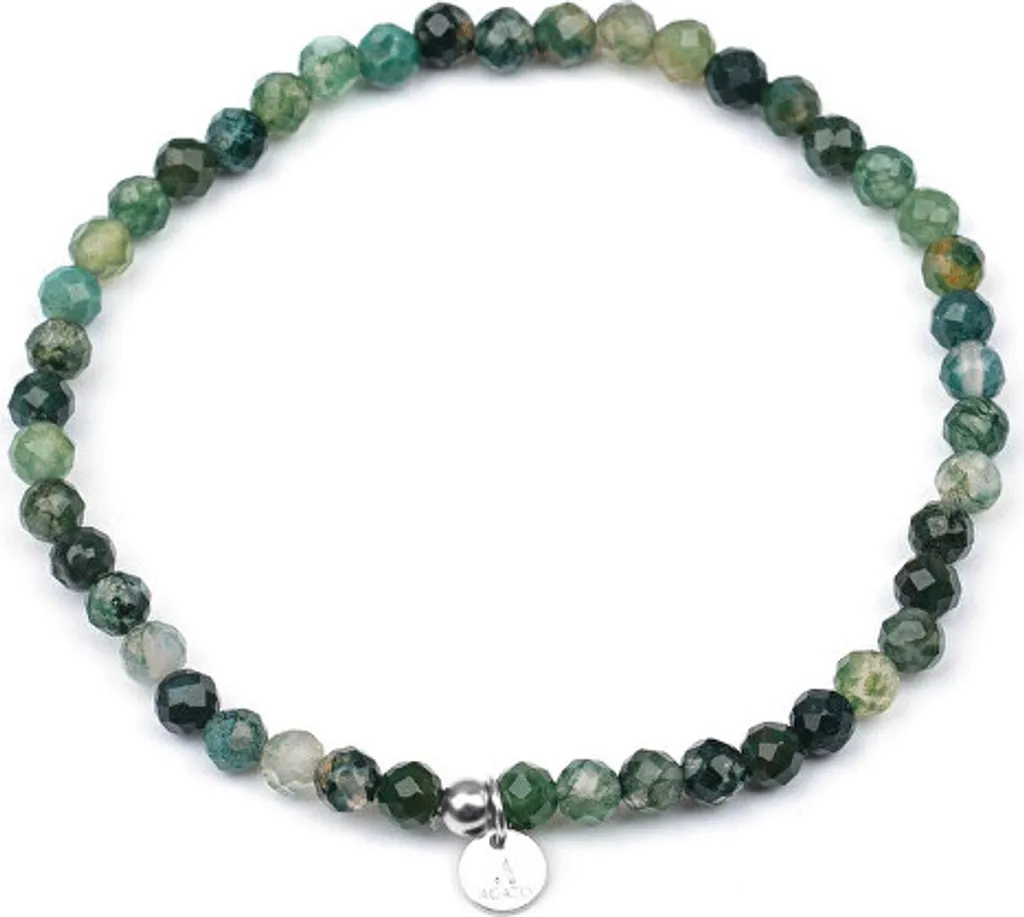 Bracciale in Pietra Dura Agata Muschiata POL-B21/20G - Offerta