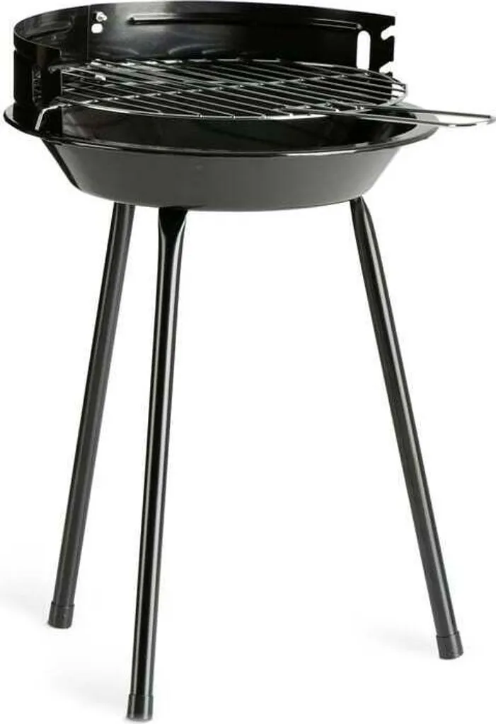 Barbecue de Chaudière Landmann 27cm - Grille en Acier et Couvercle Émaillé