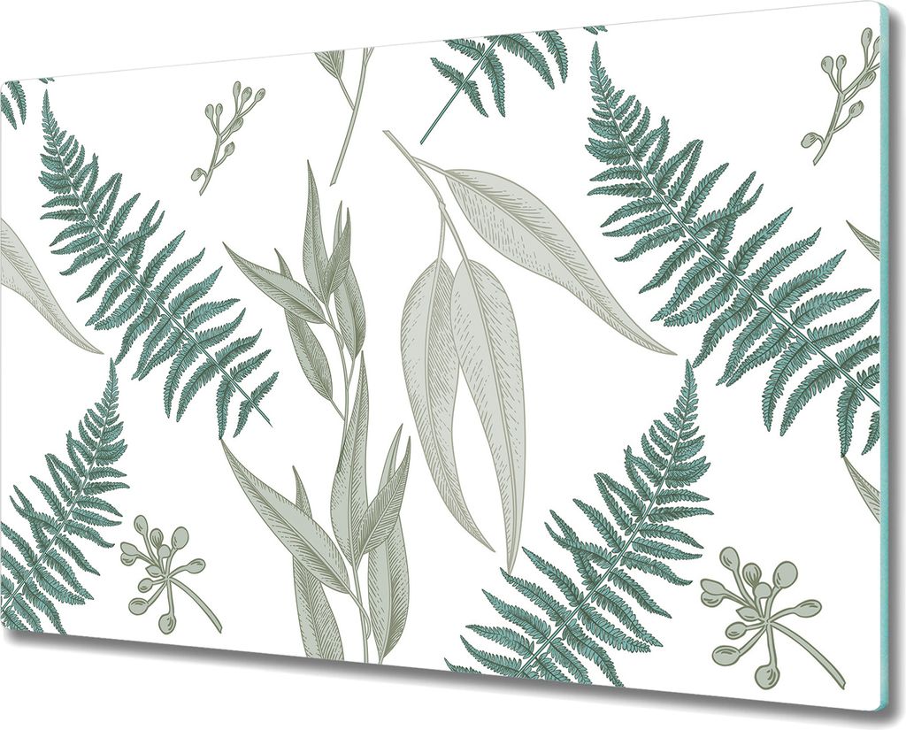 Glas Schneidebrett Herdabdeckplatten Schneideplatten - 80x52 cm - Flamingo