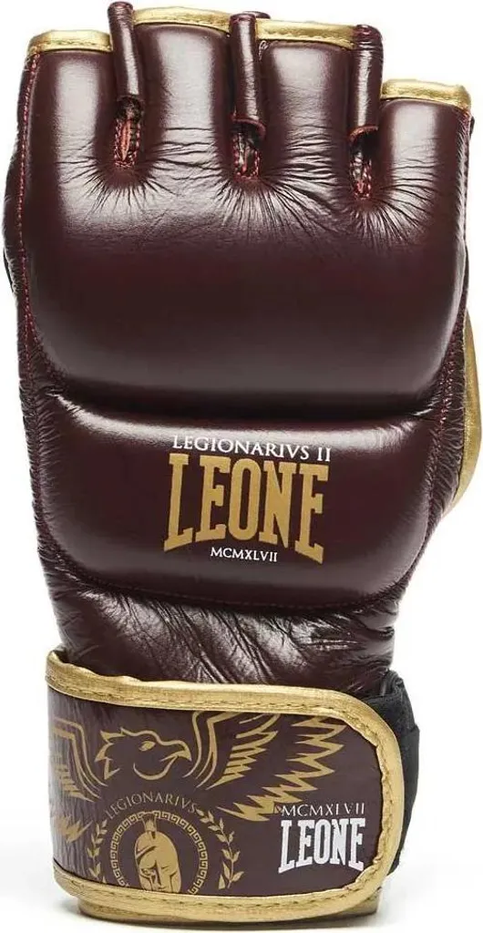 Gants de Combat MMA Leone 1947 Legionarius II en Rouge Taille Médium