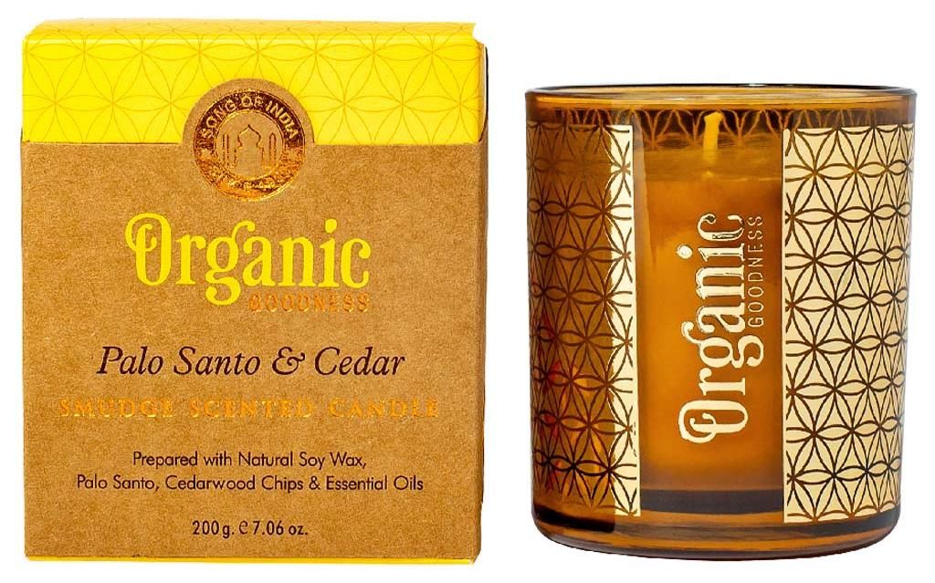 Organické dobroty Sojawachskerze - Palo Santo & Zeder Obrázek produktu 