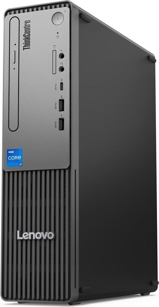 Lenovo ThinkCentre neo 50s G5 Desktop-PC mit Intel Core i3-14100, 8 GB RAM, 256 GB SSD, ohne Betriebssystem, schwarz