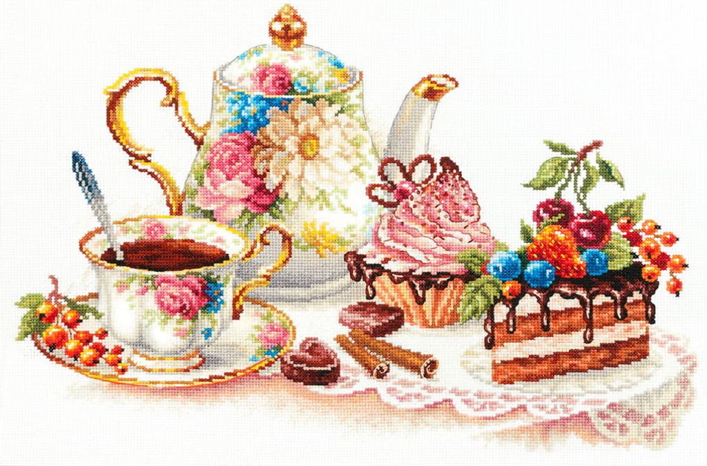 Magic Needle Zweigart Edition Kreuzstich Set "Kuchen", Produktbild 
