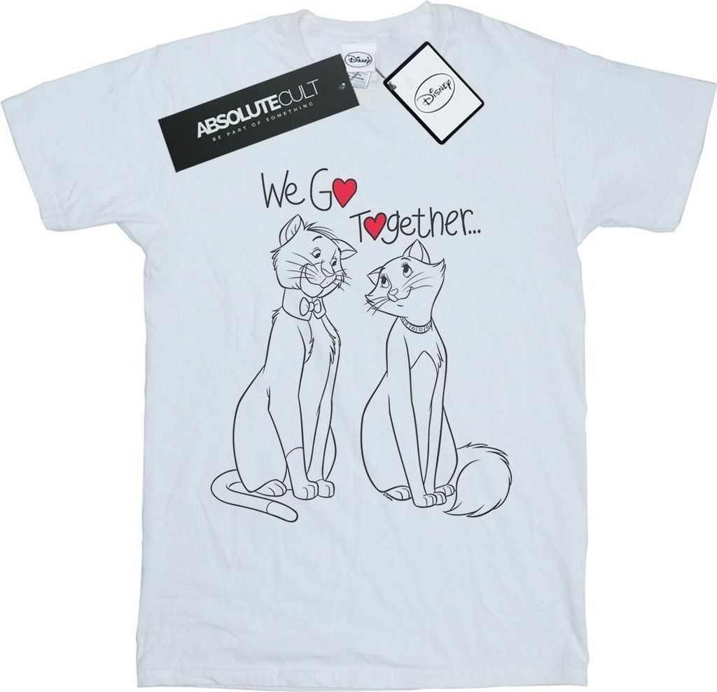 Disney - "Aristocats We Go Together" T-Shirt für Herren BI18811 (XXL) (Weiß)