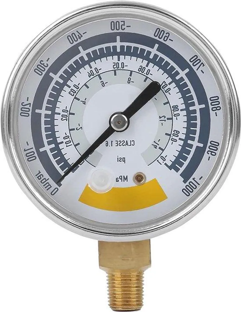 Manomètre à air de précision 0-14 psi avec raccord NPT 1/8 robuste