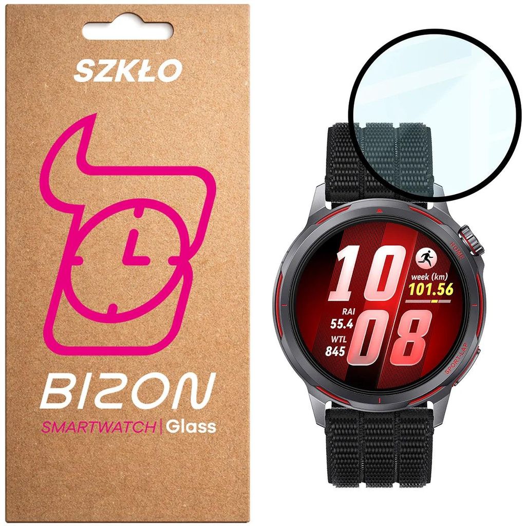 Hybrides Glas für Huawei Watch GT Runner 2, Bizon Watch Produktbild 