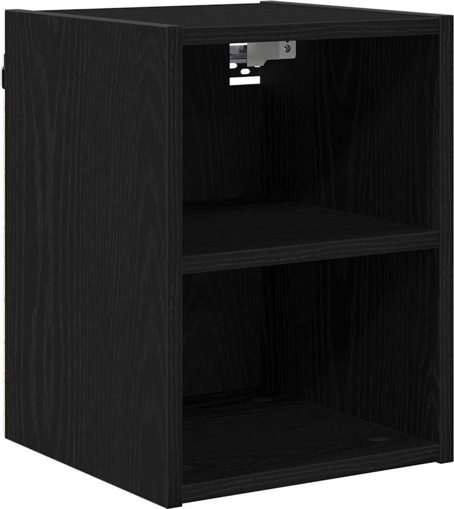 vidaXL Hängeschrank Schwarz Eichen-Optik 30 x 29,5 x 40 cm