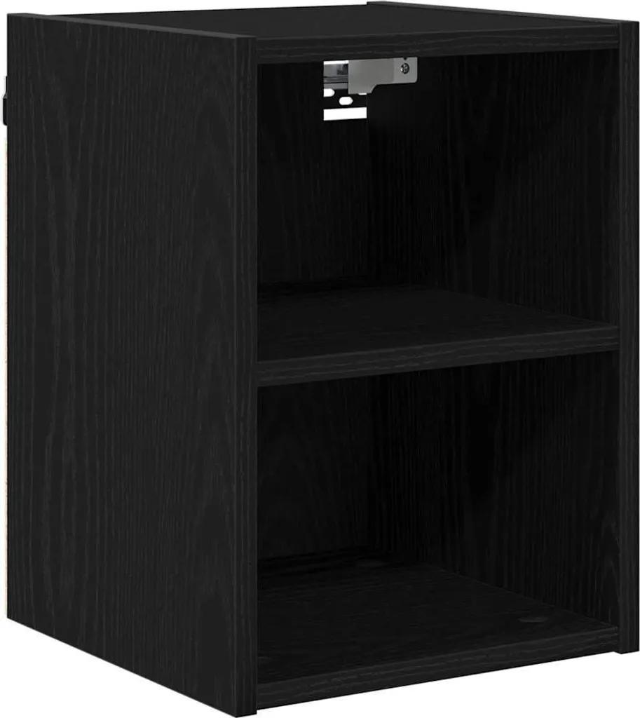 Armadio a Muro vidaXL Nero Rovere 30 cm | Economico e Funzionale