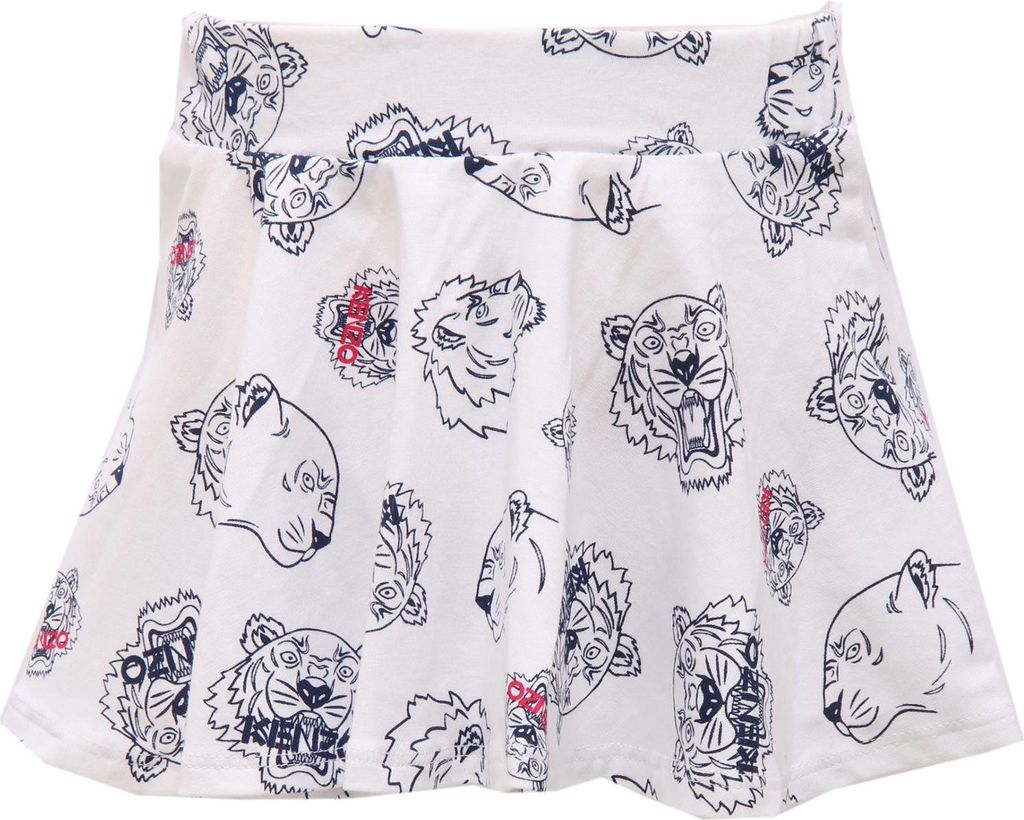 6574K gonna bimba KENZO KIDS white Baumwolle skirt girl