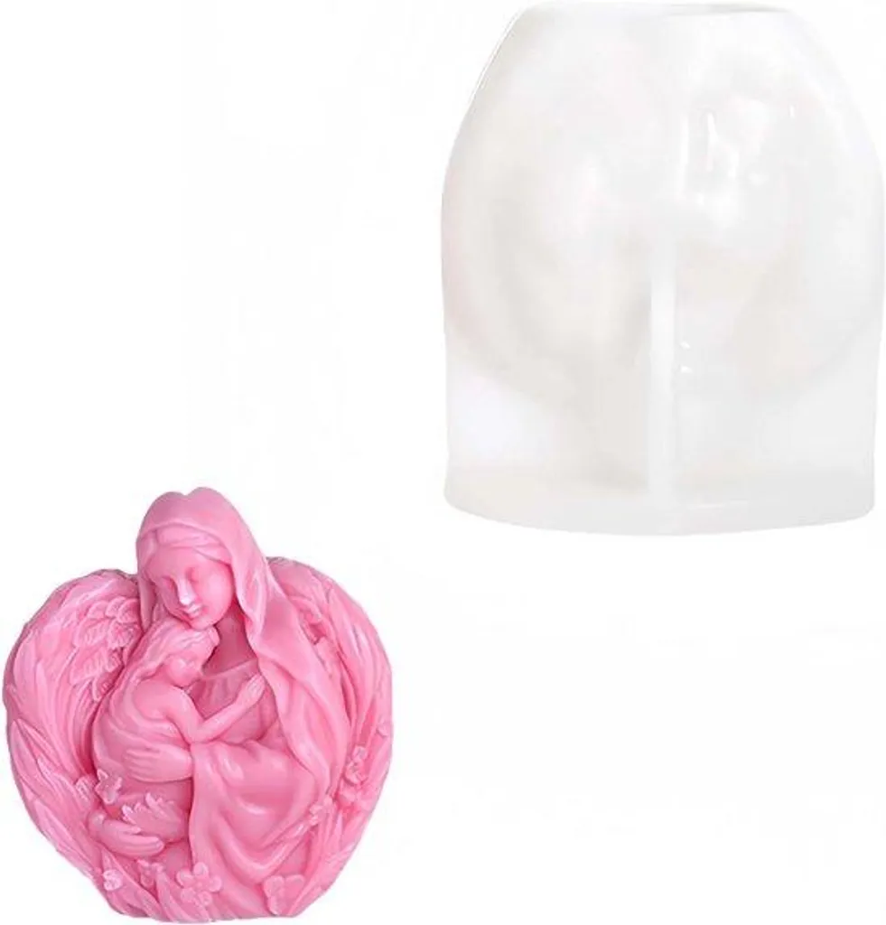 Moule en silicone pour crèches et étables de Noël - Modèle artisanal DIY