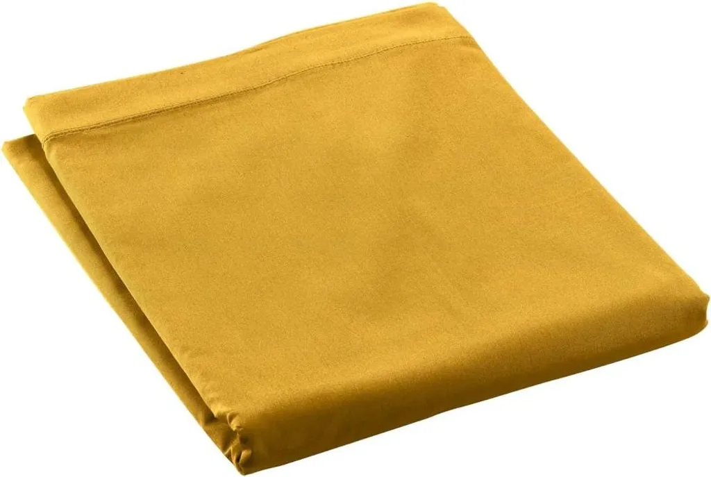 Lenzuolo Giallo Cotone Percalle 78 Fili Douceur d'Intérieur Resistente
