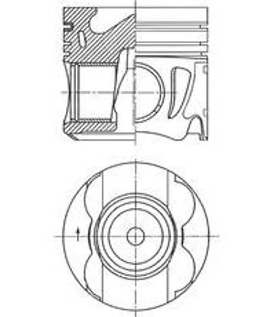 Piston de remplacement pour Mercedes Classe C et Jeep Compass 41711610