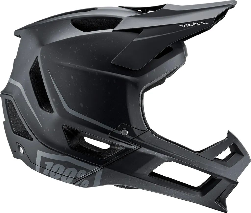 Casque 100% Trajecta noir avec boucle Fidlock vtt enduro taille M