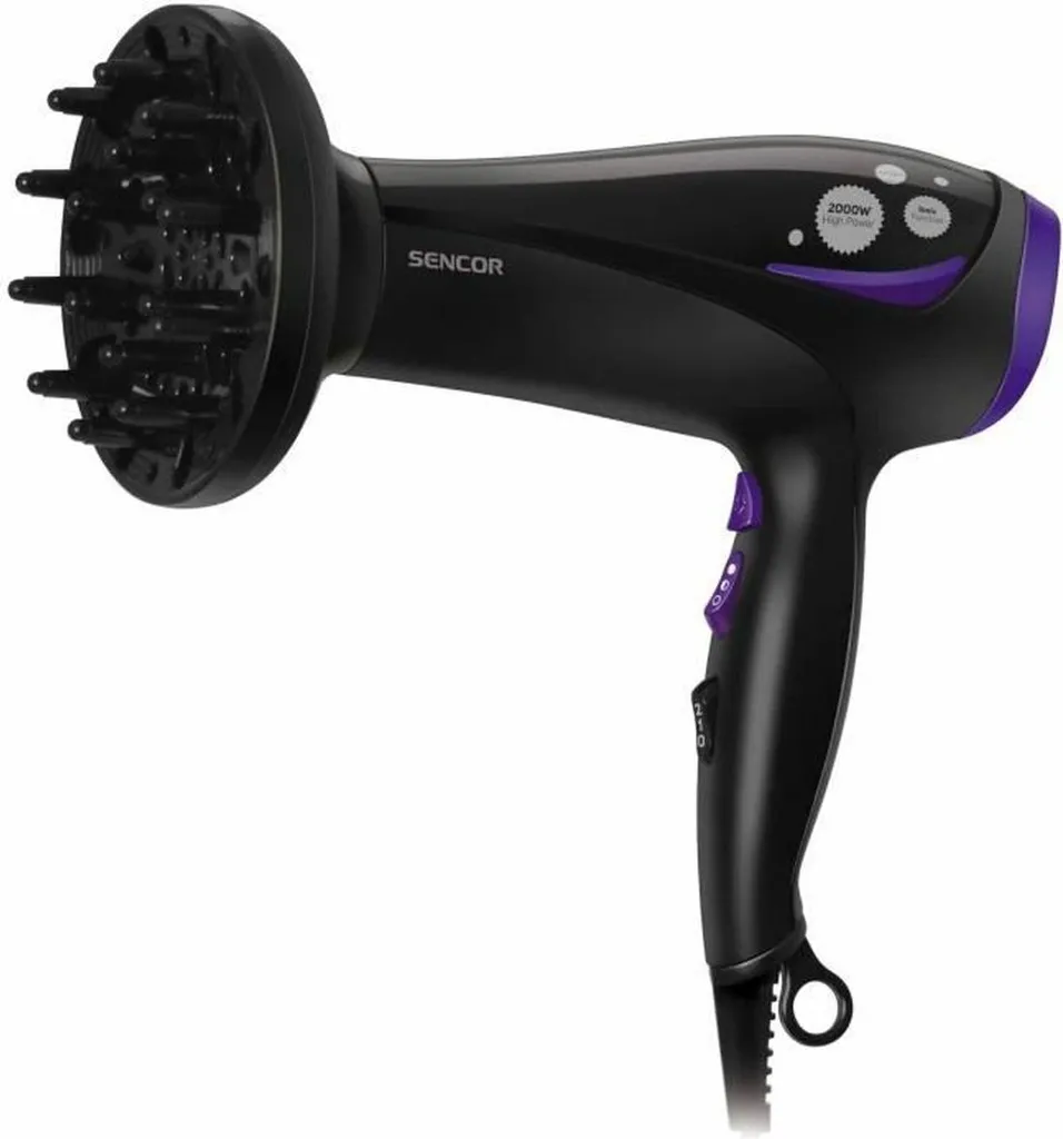 Sèche-cheveux Sencor SHD 108VT avec 3 Niveaux de Température 2000W Noir