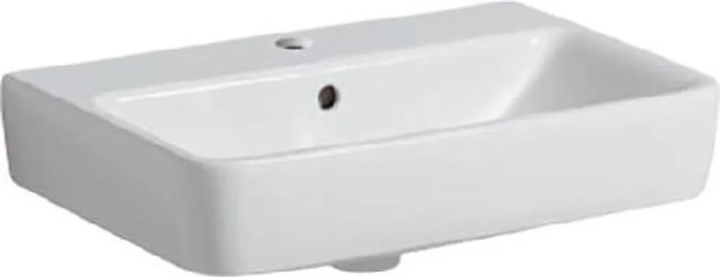 Geberit Selnova Compact Lavabo 55x37 cm avec trop-plein Blanc 501.509.00.7