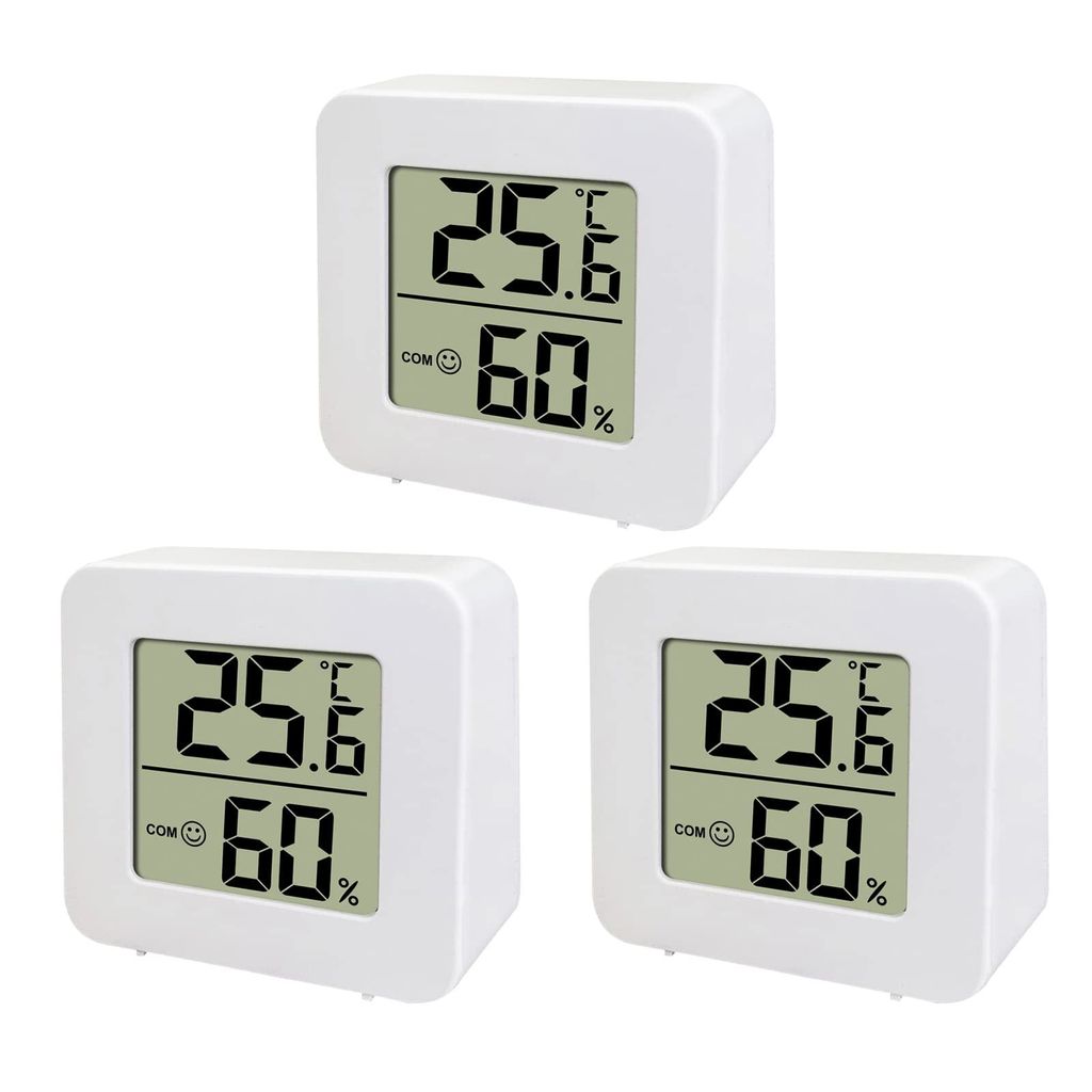 3 Stück digitale Mini-Thermometer mit integriertem Produktbild 