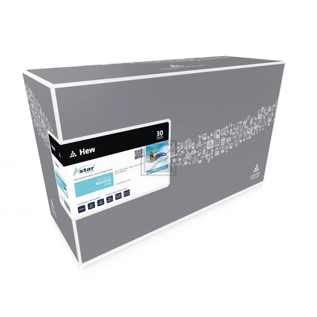 Cartuccia Toner Astar Ciano CF401X Alta Capacità per HP LaserJet M252dw