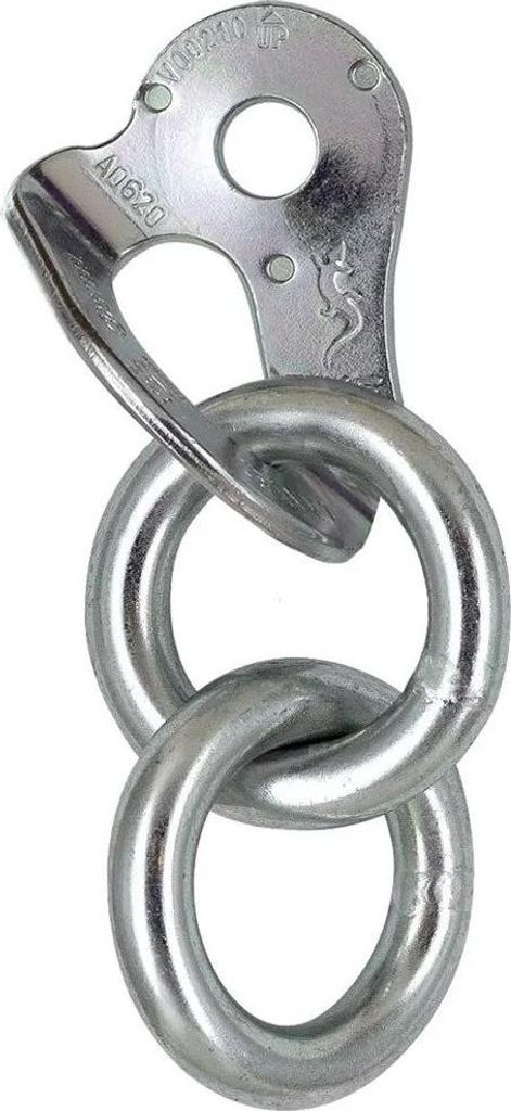 Fixe Climbing Gear Type C Fixe 1 Stainless Steel M10 Standplatz Silber Silber One Size