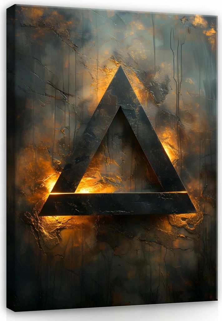 Leinwandbilder Wandbild Abstrakt Gold Schwarz 12080 cm XXL Modern Leinwand Bilder Leinwandbild Wohnzimmer Schlafzimmer Wanddeko
