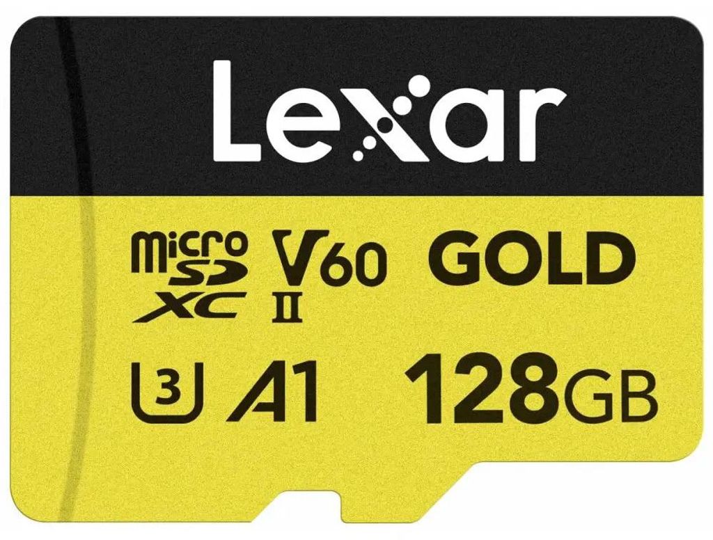 Lexar Professional GOLD, 128 GB, MicroSDXC, UHS-II, 280 Zdjęcie produktu 
