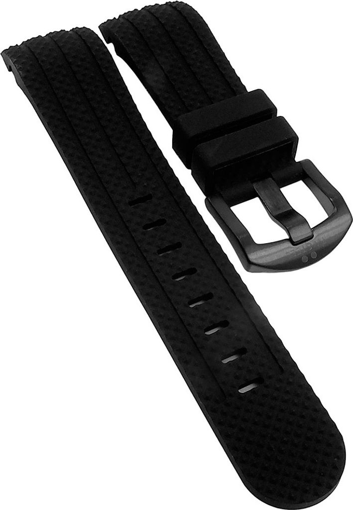 TW STEEL Uhrenarmband Kautschuk schwarz 22mm TW-74 TW-76 TW-93