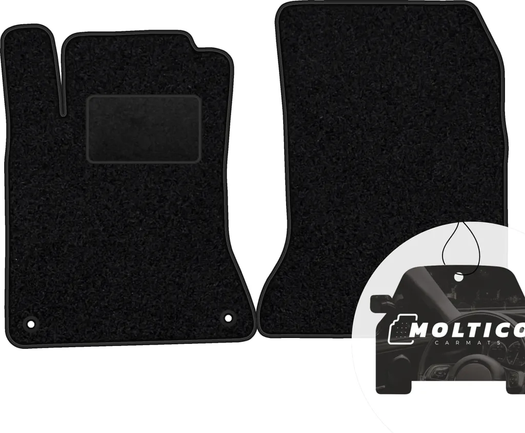 Set Tappetini Anteriori Velours per Mercedes Classe A B CLA GLA Neri
