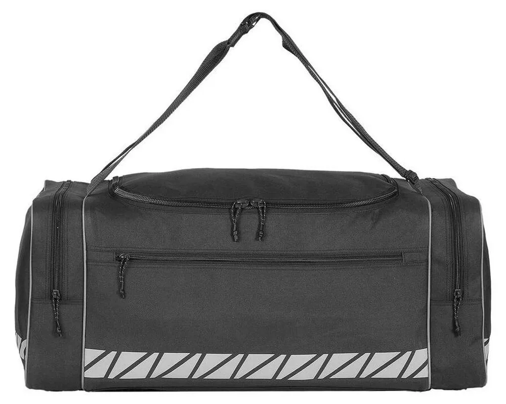 Grand sac de sport et voyage noir de type fourre-tout Mammoth FK2876