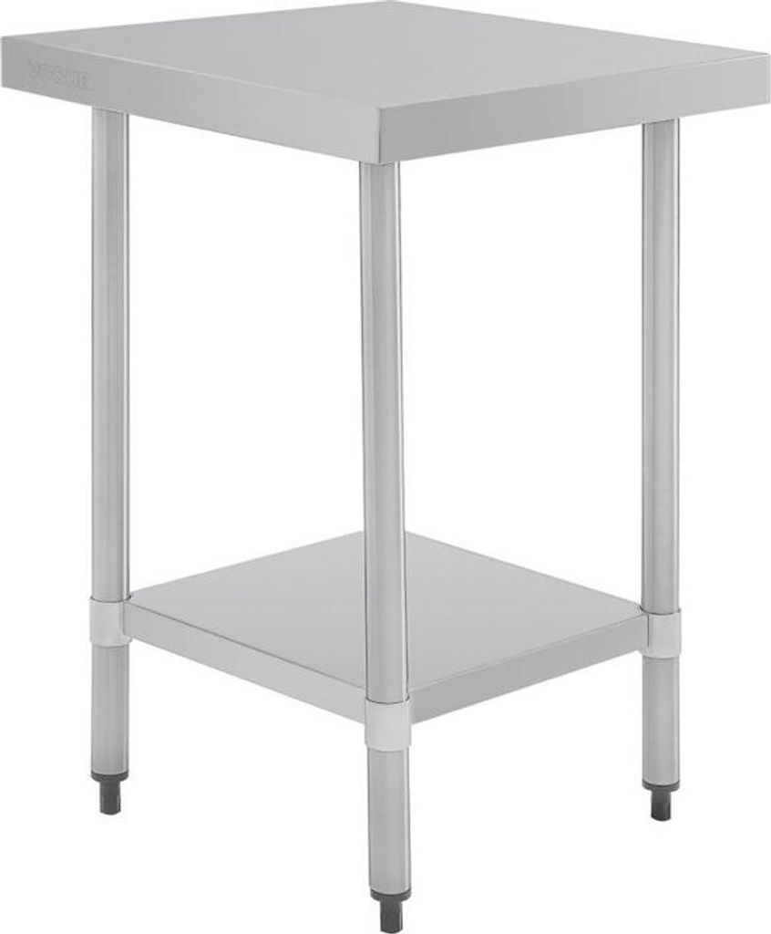 Vogue Arbeitstisch 900x600x700mm mit Grundboden aus Produktbild 
