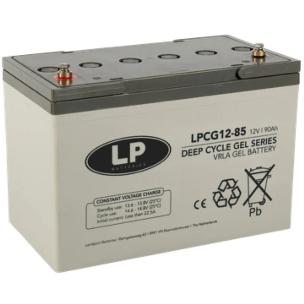 Landport LPCG12-85 : Batterie GEL 12V 90Ah VRLA sans entretien de haute qualité