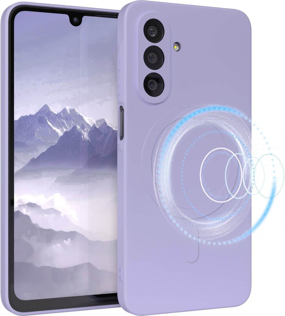 EAZY CASE - Silikonhülle magnetisch für Samsung Galaxy A26, Hülle Silikon, weich stoßfeste Magnet Handyhülle, Schutzhülle mit Kameraschutz, T...