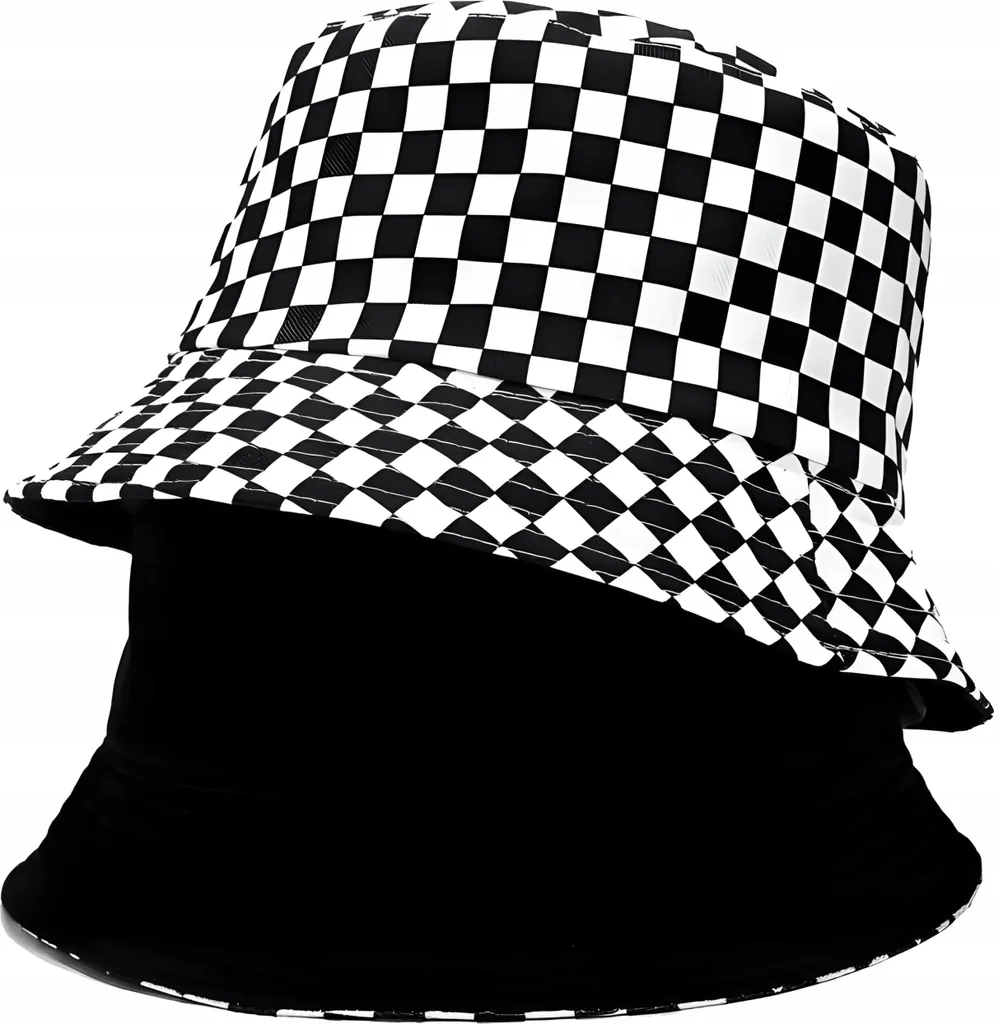 Cappello da Pescatore Double-Face a Scacchi EDIBAZZAR | Estate 2026