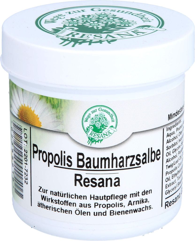 Propolis Baumharzsalbe Resana zur natürlichen Hautpflege, 100 ml Salbe