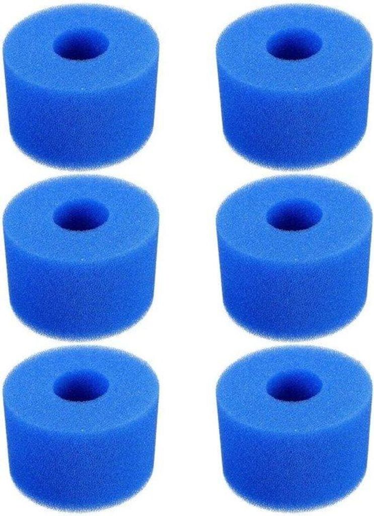Jacuzzi-Filter-ersetzung - Filterpatroonspons für Intex-Jacuzzi & Lay-z-Spa - Unterhaltung Filterkartusche - 108x73x40mm