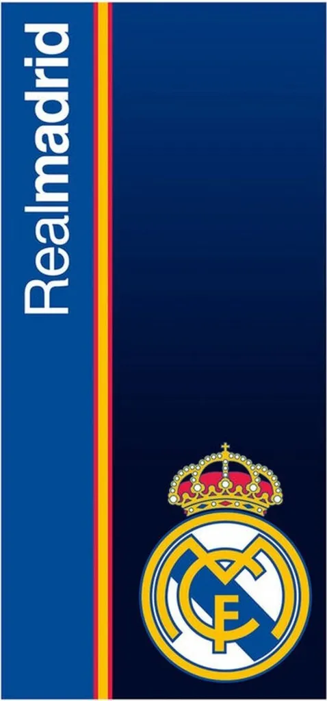 Regalo Bambini Telo Mare Real Madrid Microfibra 70x140 Ufficiale
