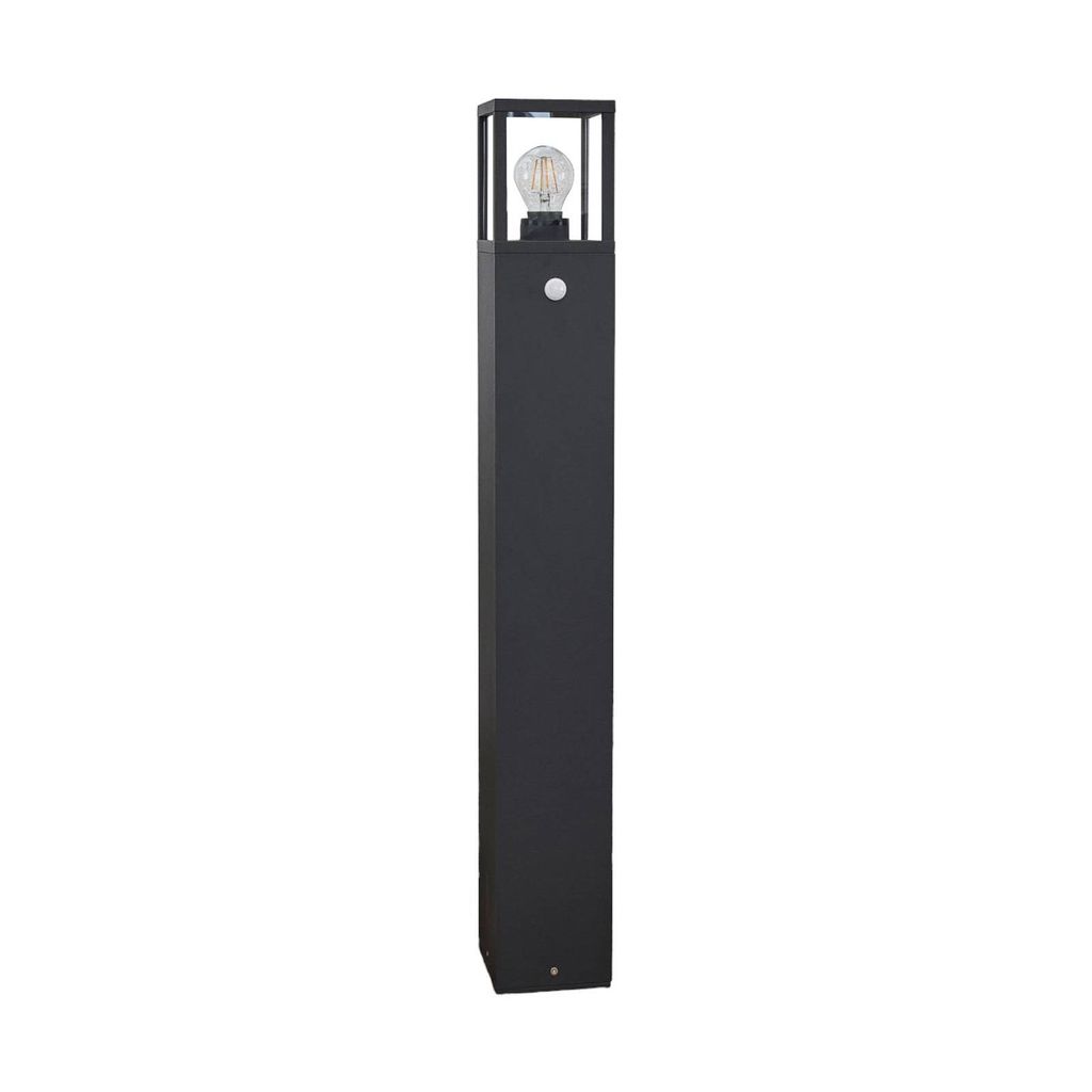 Lucande Wegeleuchte Klemens, 90 cm, Sensor, anthrazit, E27 Produktbild 