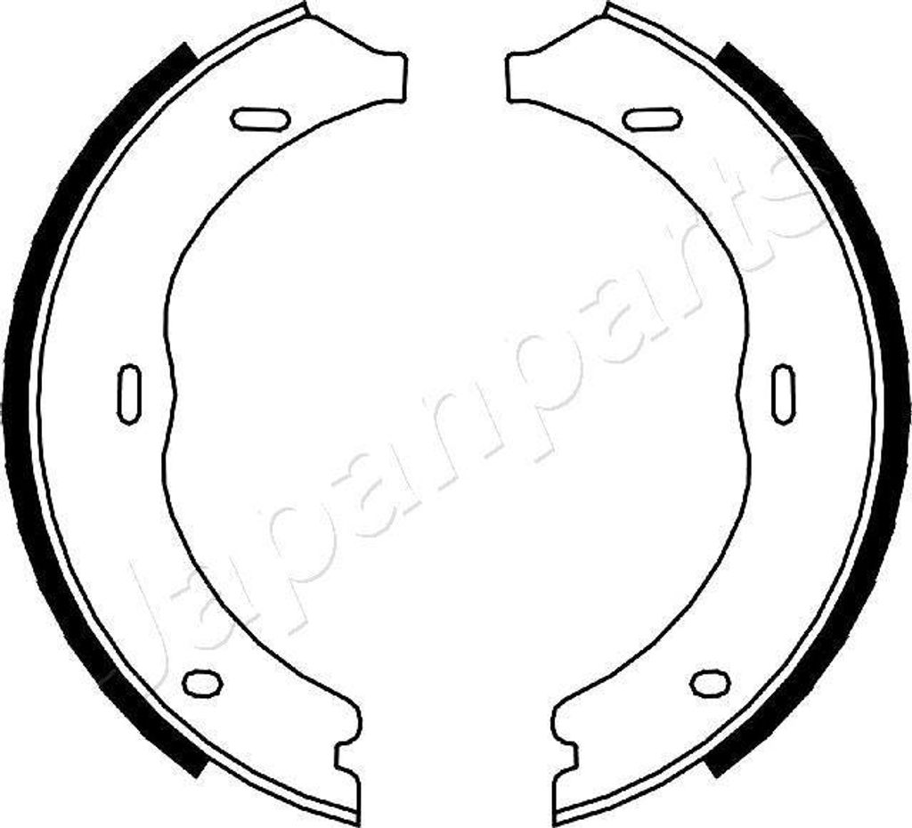 JAPANPARTS GF-0504AF Handbremsbeläge passend für MERCEDES-BENZ VIANO (W639) Handbremse