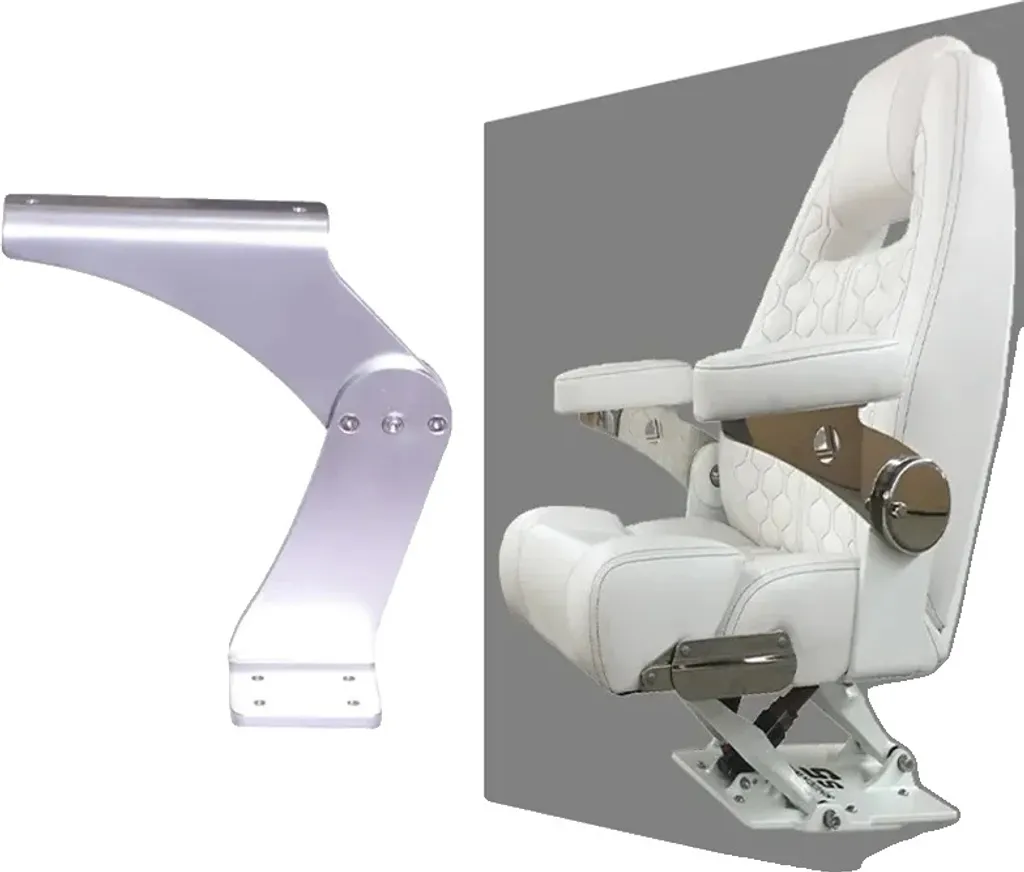 Accoudoir de bureau pivotant en aluminium - Support ergonomique robuste