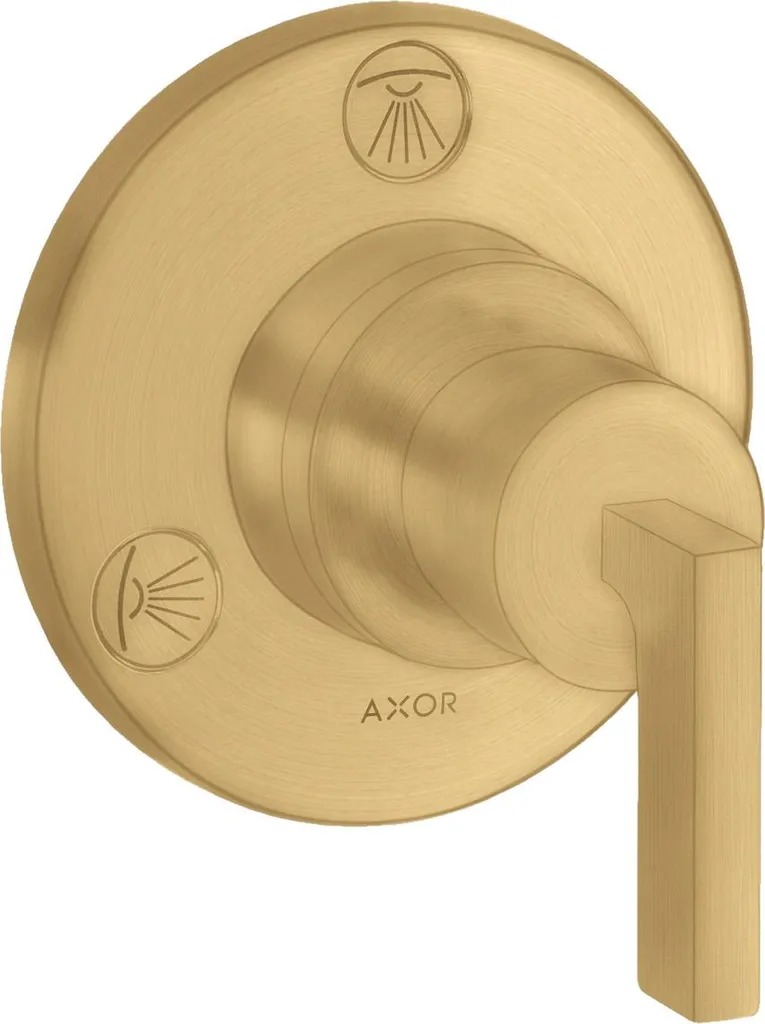 Inverseur de douche encastré AXOR Citterio avec béquilles en chrome