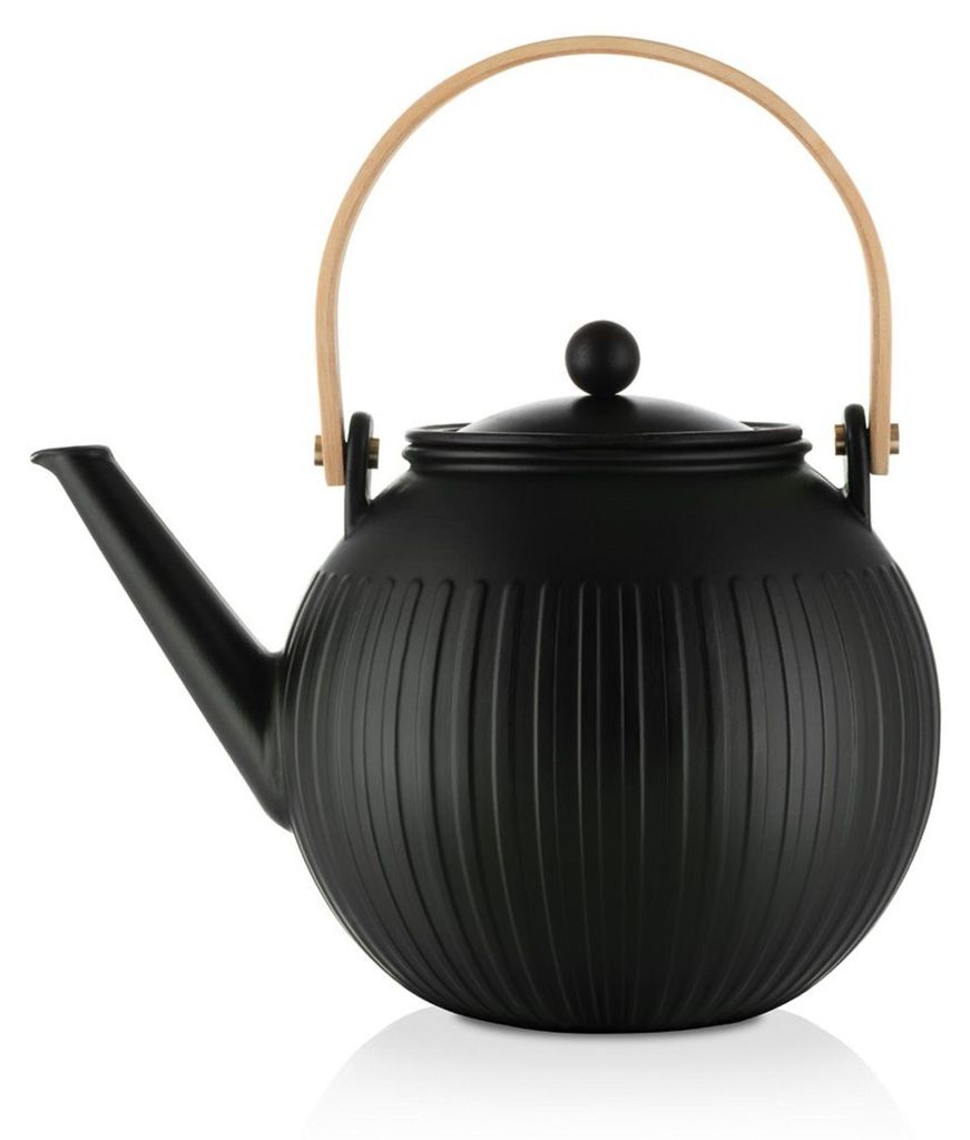 Bodum Teekanne 1,5 Liter Teepresse aus Porzellan und Edelstahlfilter